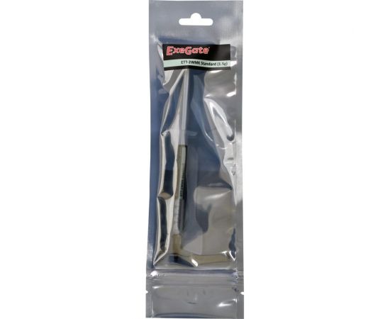 Термопаста ETТ-2WMK Standard (1,63 Вт мК, 1,5 г, шприц с лопаткой) ExeGate 282350 – изображение 2