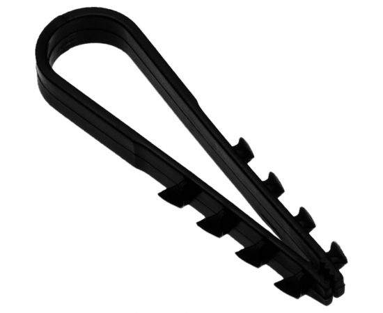 Дюбель-хомут для круглого кабеля DM PLAST 5-10 мм, черный, 100 шт. 5101кр – изображение 2