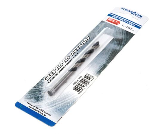 Сверло по металлу, вышлифованный профиль, 6.7х101 мм, угол заточки 135 гр Управдом ​​​​​​​4100000944 – изображение 2