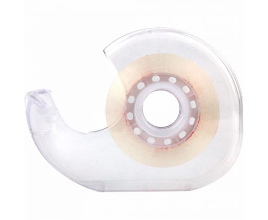 Клейкая канцелярская лента BRAUBERG 19 мм х 33 м, кристальная, в диспенсере 228760 – изображение 2