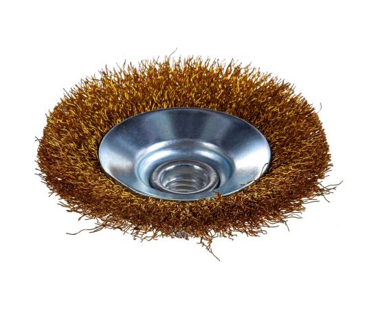 Щетка зачистная для УШМ плоская 85 мм, М14х2 АвтоDело 44026 10672 – изображение 3