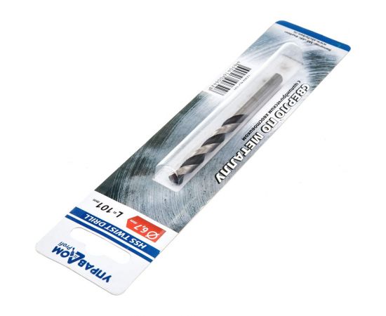 Сверло по металлу, вышлифованный профиль, 6.7х101 мм, угол заточки 135 гр Управдом ​​​​​​​4100000944 – изображение 3