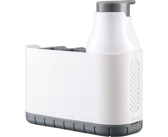 Органайзер с диспенсером для мыла Smart Solutions Nour, 18.2x8.2x18 см WNM-SS-ORGNR-HP-WH – изображение 4