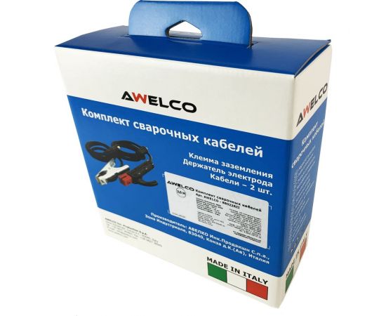 Комплект сварочных кабелей AWELCO 300А, 3 м Спец AWELCO-88022RII – изображение 7