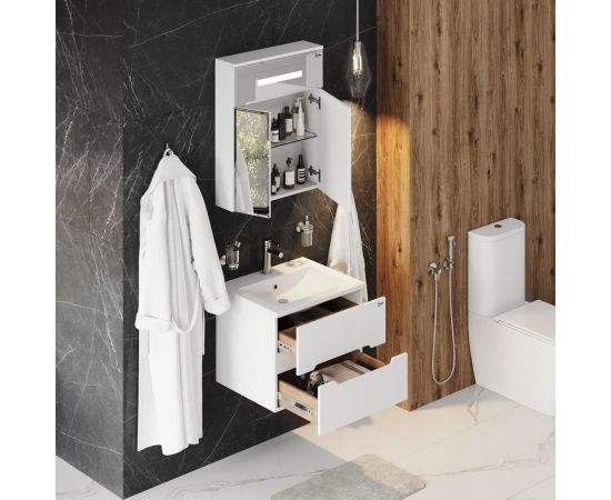 Подвесная тумба с раковиной ONIKA АЙЛЕНД 60.13 106114 – изображение 7