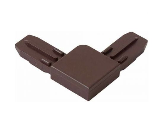 Уголок для профиля москитной сетки ООО ""Полимер-Фарм"" коричневый, 25 мм 4687202531240 