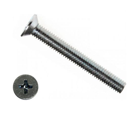 Потайной винт КРЕП-КОМП нержавейка DIN965 А2 5х16 50шт впн516мф 