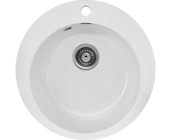 Кухонная мойка Gerhans A 04 18 БЕЛЫЙ /БЕЛАРУСЬ/ 495х495 мм А04-18 