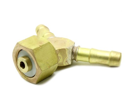 Тройник пропановый латунь с резьбой СП 21.8 мм левой СваркаДжет 4301010803004 