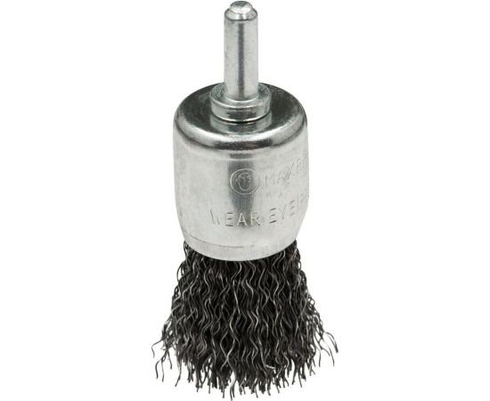 Щетка концевая Мастер (50 шт; 30 мм; гофрированная стальная проволока 0.3 мм; хвостовик 6 мм) для дрелей Профоснастка 20205003 