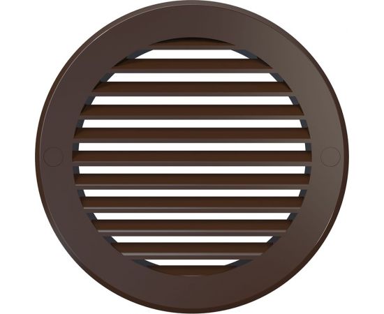 Решетка наружная вентиляционная круглая 15РКН (200 мм; с фланцем 150 мм; ASA; коричневая) ERA 87-976 