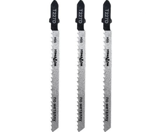 Полотна для электролобзика EU-хвостовик, тип Т227D, 3 шт Управдом 4100002565 