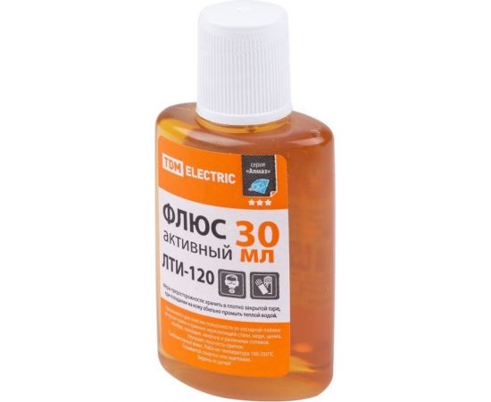 Флюс активный кислотный ЛТИ-120 Алмаз 30 мл TDM SQ1025-0373 
