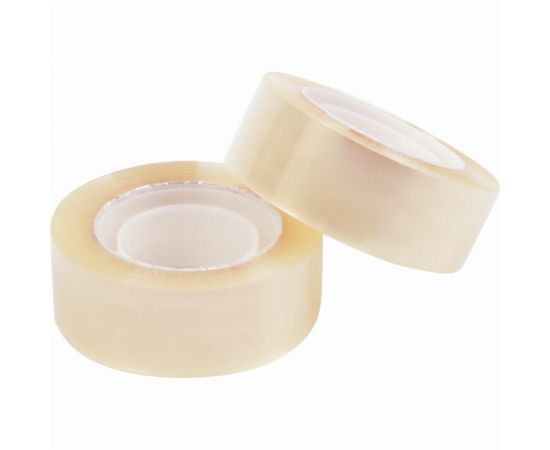 Канцелярские клейкие ленты ОФИСМАГ 19 мм х 33 м, 4 шт., прозрачные, гарантированная длина 223127 – изображение 2