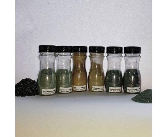 Комплект шлифзерна карбида кремния (6 шт; 100 г; F100/F120/F240/F320/F600/F1200) РИАЗ 6594 – изображение 2