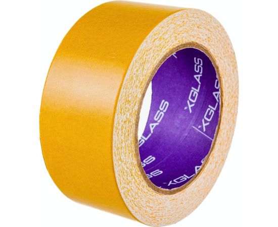 Двухсторонняя клейкая лента X-Glass ткань, 50 мм, 25 м УТ0007440 – изображение 2
