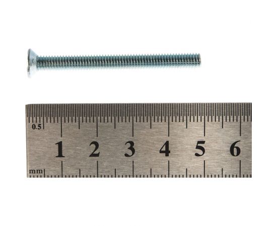 Потайной винт КРЕП-КОМП цинк DIN965 5х50 30шт вп550мф – изображение 3