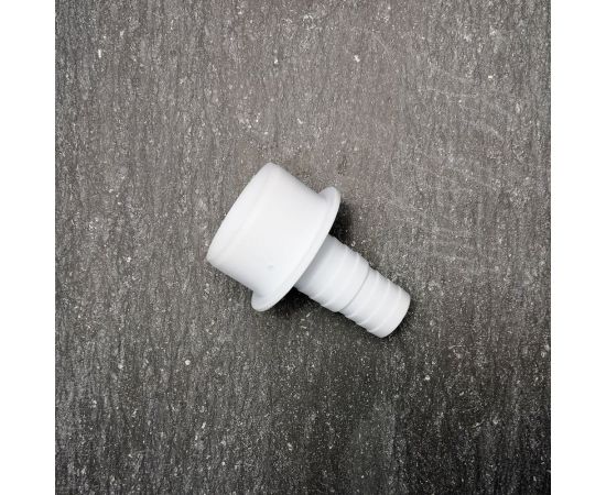 Переходник для подключения сливного шланга Профитт 20x23x40, белый, с хомутом 2226872 – изображение 3