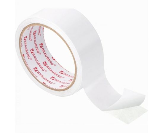 Клейкая двухсторонняя лента BRAUBERG 38 мм х 10 м, бумажная основа 229056 – изображение 3