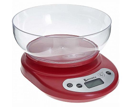 Настольные электронные весы ВАСИЛИСА ВА-010 красный: 7кг / 0R-00005142 – изображение 3