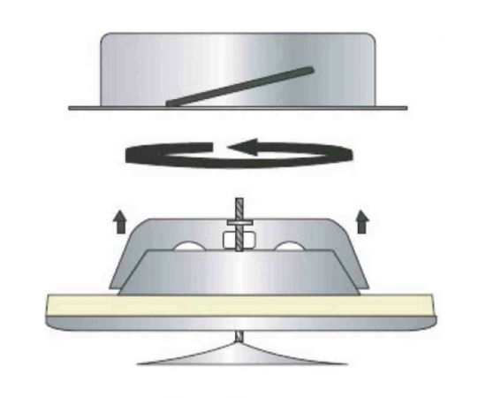 Диффузор приточный металлический DSV-P 100 Diaflex УФ-00036265 – изображение 3