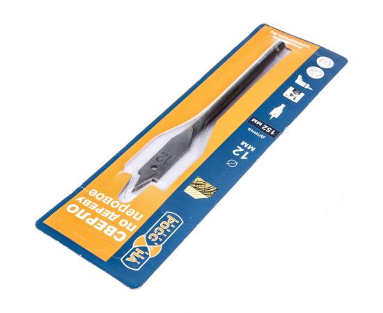 Сверло по дереву перовое (12х152 мм) РОССНА Р860415 – изображение 3