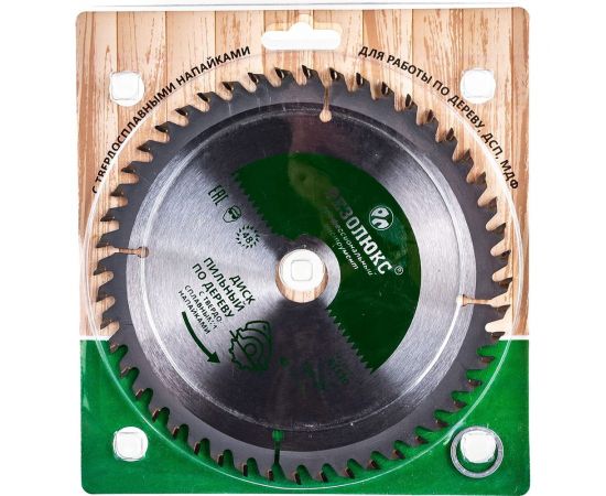 Диск пильный по дереву с твердосплавными пластинами (160x20 мм; 48Т) РЕЗОЛЮКС 61130 – изображение 4