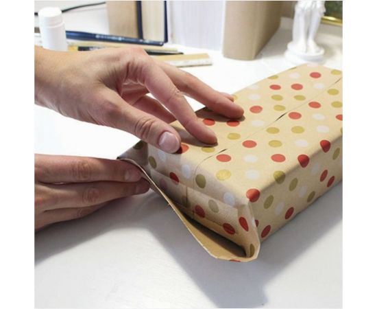 Клейкая двухсторонняя лента BRAUBERG 38 мм х 10 м, бумажная основа 229056 – изображение 5