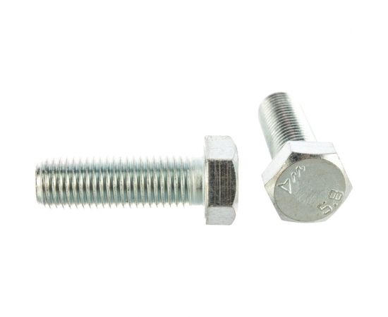 Оцинкованный болт с шестигранной головкой ГОСТ 7798-70, M16x50мм, 5кг (примерно 49 шт.) Зубр 303080-16-050 