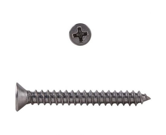 Универсальный саморез КРЕП-КОМП потай, нерж. А2, PH, DIN 7982, 2,9х25, 1000 шт. спн2925 