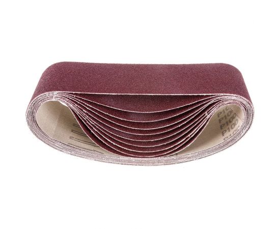 Шлифовальные ленты ЛБ 75х533 мм, А100, 14А, 10 шт. Tsunami D76107553314100 