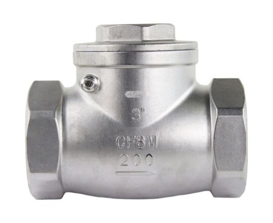 Обратный клапан DN.ru поворотный -SCV-316 Ду32 Ру16 резьбовой D100-00496 