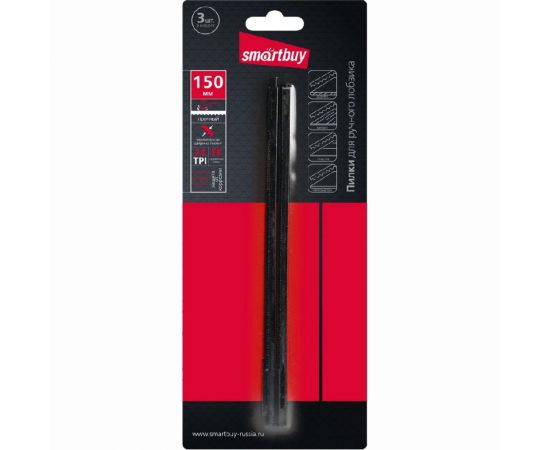 Набор пилок (3 шт; 150 мм; 24TPI) для лобзика Smartbuy SBT-JSB-150 