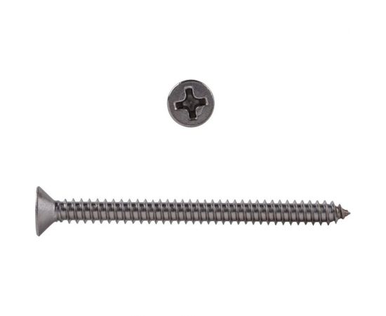 Универсальный саморез КРЕП-КОМП потай, нерж. А2, PH, DIN 7982, 4,8х70, 200 шт. спн4870 