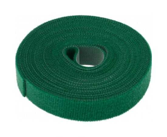 Многоразовая лента-липучка REXANT 5 м х 20 мм, зеленая 07-7523 