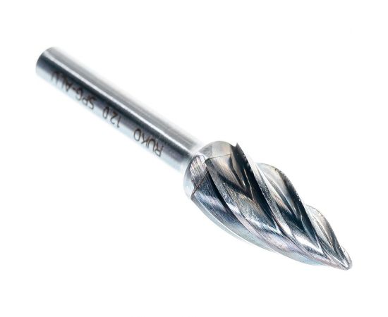 Бор-фреза по алюминию форма G снарядная SPG D 12.0 мм RUKO 116028A 