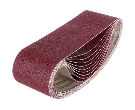 Шлифовальные ленты ЛБ 75х533 мм, А100, 14А, 10 шт. Tsunami D76107553314100 – изображение 2
