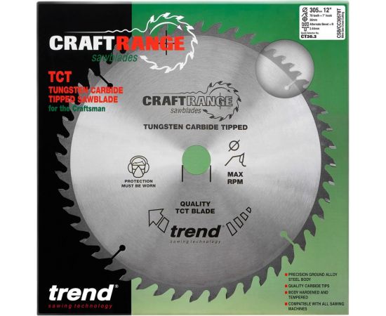 Пильный диск 305 мм 78 зубьев TREND CSB/CC30578T – изображение 2
