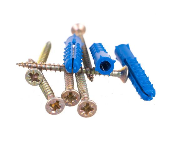 Дюбель еж с шурупом Качественный Крепеж для установки плинтусов 6х35 120 шт 0501095 КЧ – изображение 2