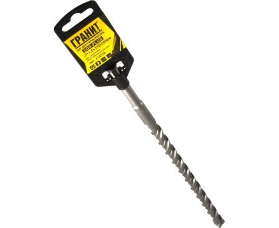 Бур Quadro-X (14.0х310/250 мм; SDS-plus) ГРАНИТ 414310 – изображение 3