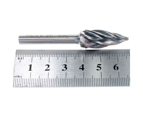 Бор-фреза по алюминию форма G снарядная SPG D 12.0 мм RUKO 116028A – изображение 4