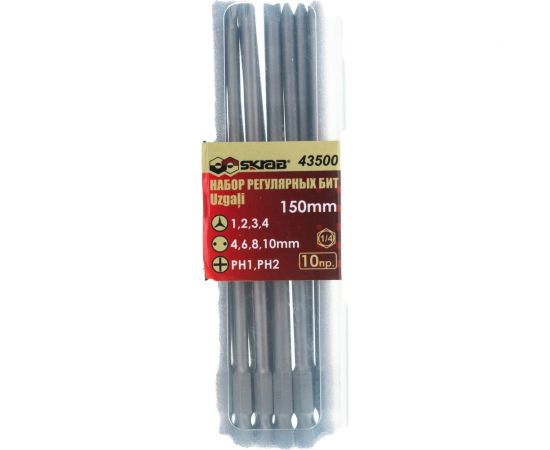 Набор бит 150 мм SKRAB 43500 – изображение 7