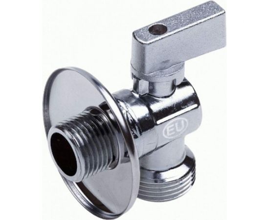Шаровой кран EUROS угловой, для подключения сантехнических приборов 1/2""x3/4"" НР-НР EU.YT5055040 12x34_k 