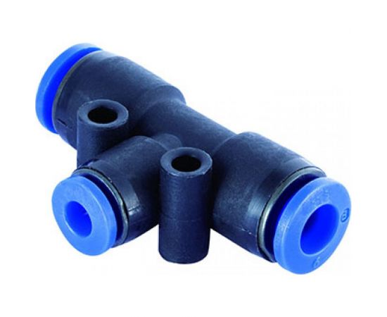 Тройник цанговый T-образный соединительный 8 мм SHPI PUT 08 