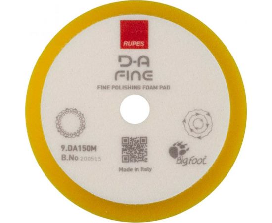 Круг тонкий полировальный поролоновый D-A FINE (130-150 мм) RUPES 9. DA150M 