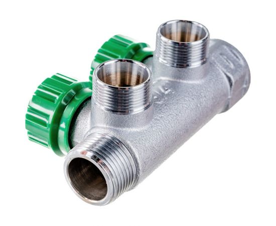 Регулируемый коллектор с 2 отводами FAR 3/4" М24х19 FK 3825 C34 