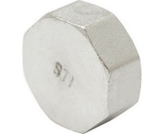 STI Заглушка латуннаяДу15 (1/2") Ру16 внутренняя резьба никелированная D270-00245 