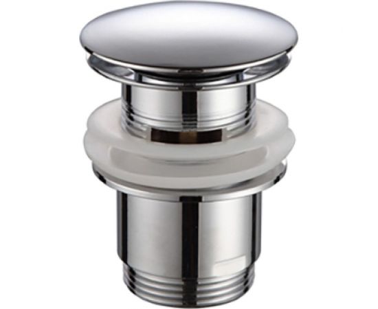 Выпуск для сифона Frap click-clack цельнометаллическая пробка 66 мм, с переливом F60 хром 534099 