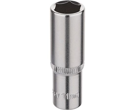 Головка торцевая глубокая 6 граней (11 мм; 1/4 Dr) KRAFT KT 700658 