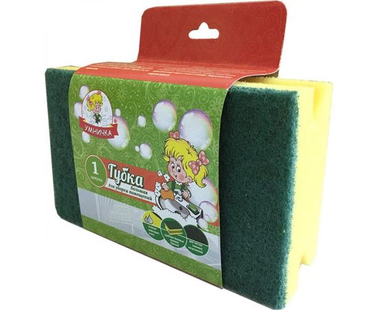 Губка для уборки помещений Умничка большая MPU0526 